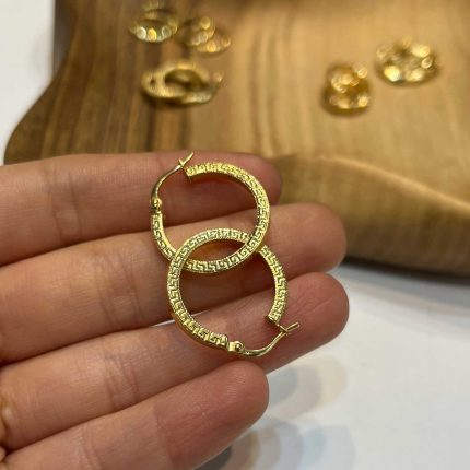 گوشواره حلقه ای ورساچ کد 101